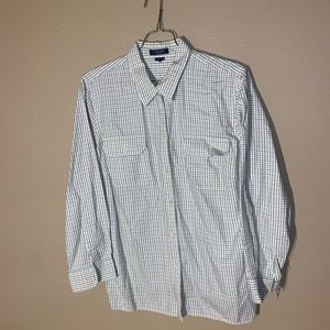 Chaps men’s 2XL button down plaid shirt